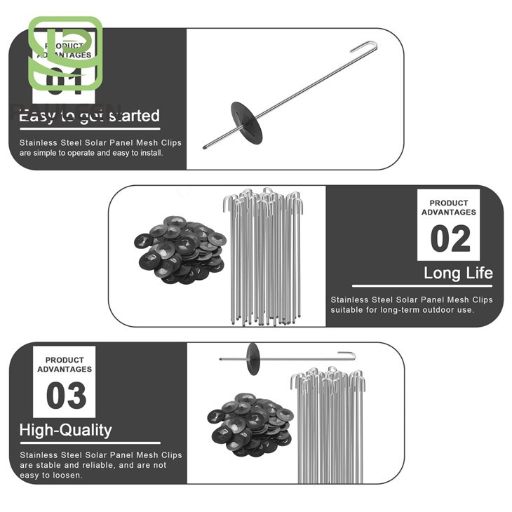 Anti-Corrosion Bird Deterrent Clips