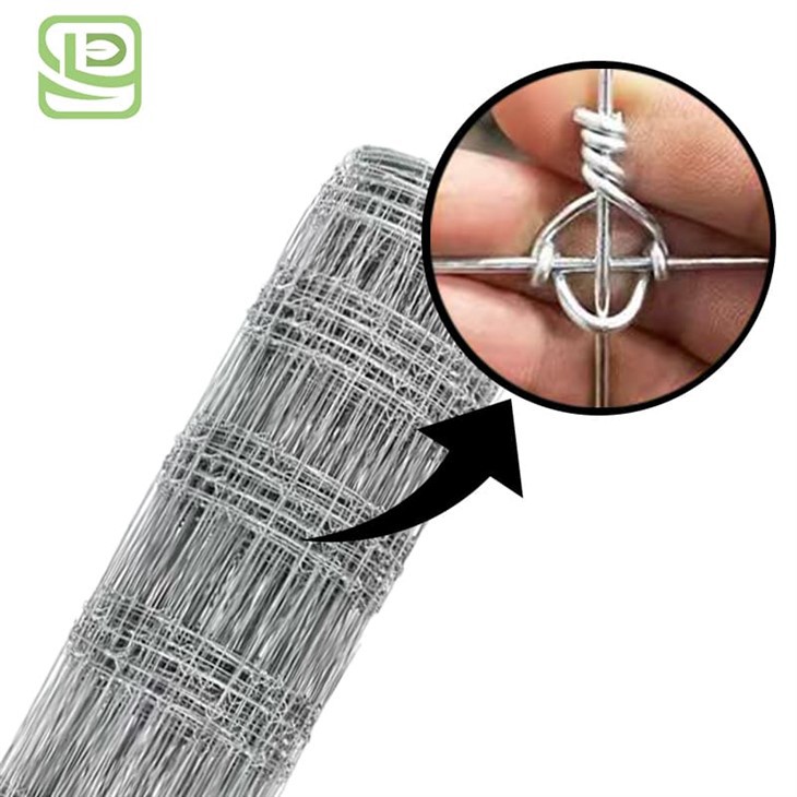 Galvanized Deer Fixed Knot Joints Fence Mesh