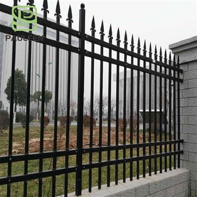 Rheilen Warchod Ffens Haearn Gyr