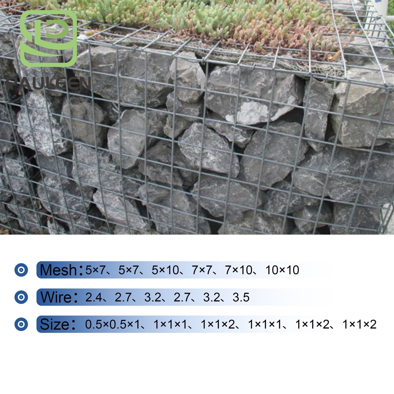 Size of Welded Gabion Size of Welded Gabion