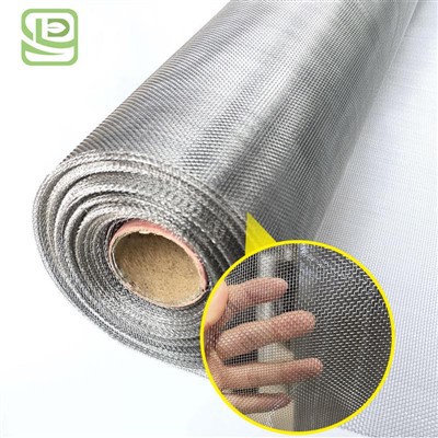 304 Gwifren Dur Di -staen Mesh Gwehyddu