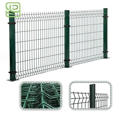 Ffens rhwyll gwifren wedi'i weldio â metel 3D