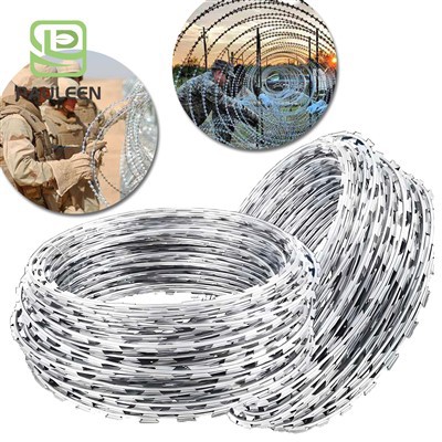 Bto-10 Bto16 Bto-22 Bto-30 Cbt-60 Cbt-65 Stainless Steel Galvanized Steel Razor Wire Mesh Fence