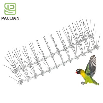 Sbigiau Adar Plastig Clir