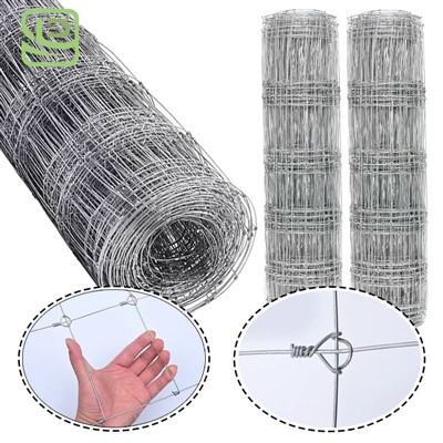 Ffens Cae Cwlwm Sefydlog Ar gyfer Ceirw