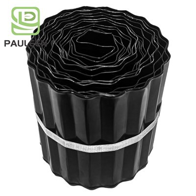 Ffin gardd ddur galfanedig