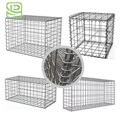 Gabion rhwyll Wire Galfanedig