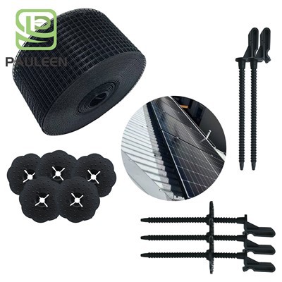 Clipiau Panel Solar Nylon Gyda Wasieri