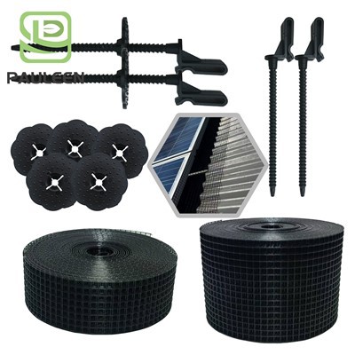 Panel solar neilon gwiwerod gwahardd clipiau rhwyll gwarchod panel clipiau rhwyll adar