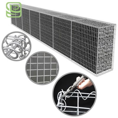 Weldio Gabion Galfanedig